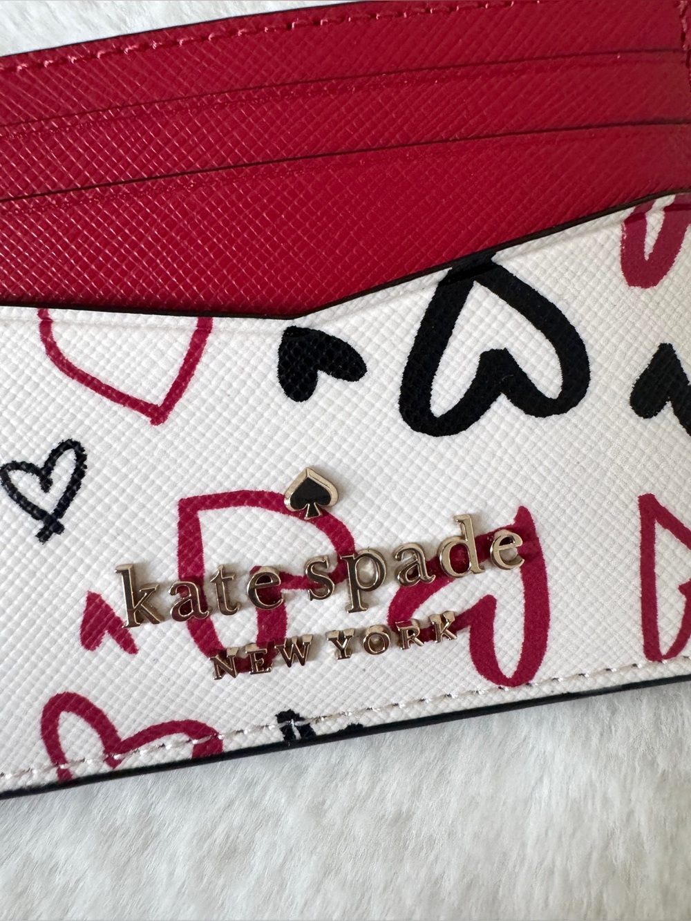 Kate Spade Small Heart Card Holder - NIB - Picture 7 of 11